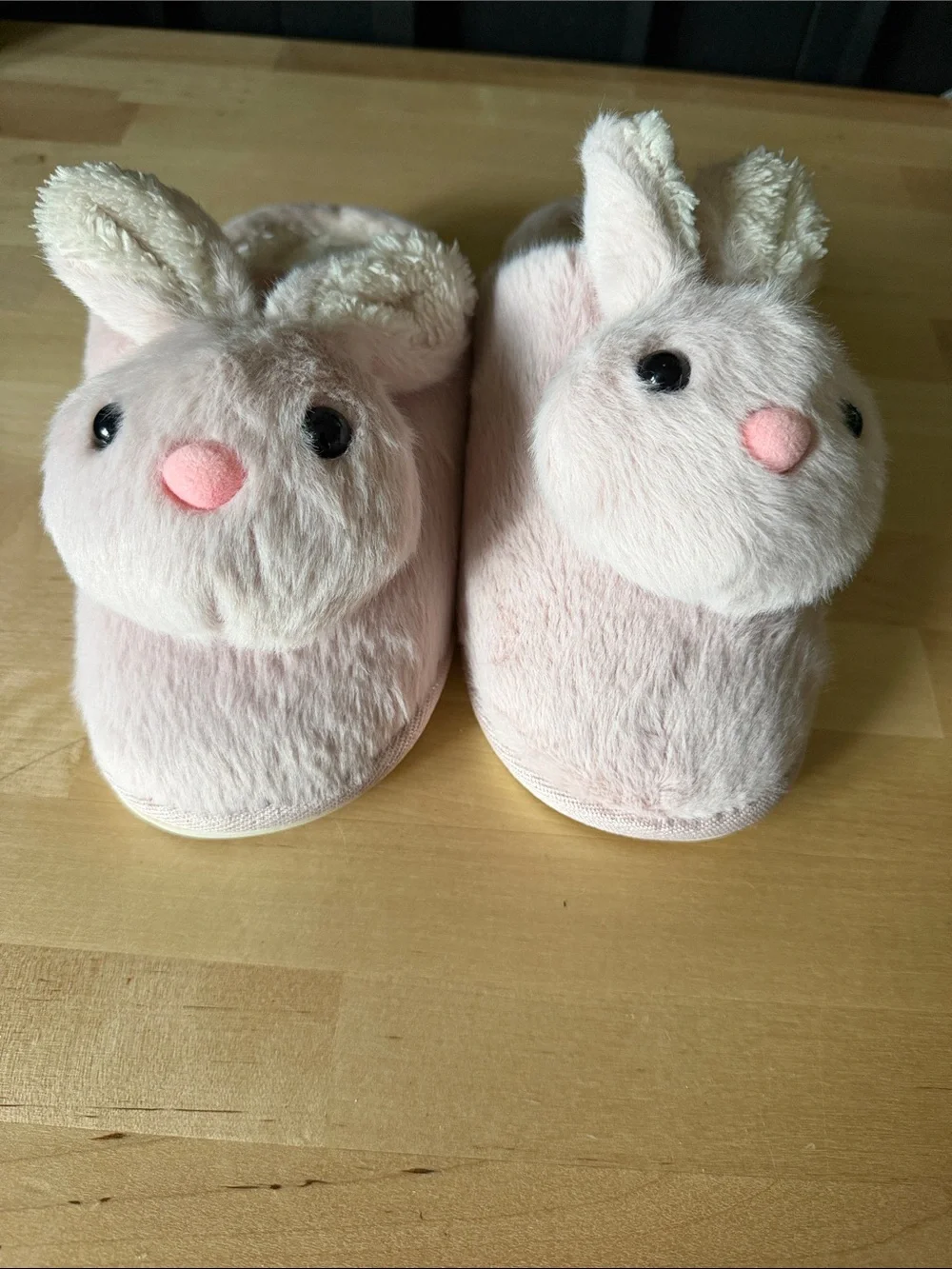 NEW! Kids Plush Bunny Slippers - Pink
